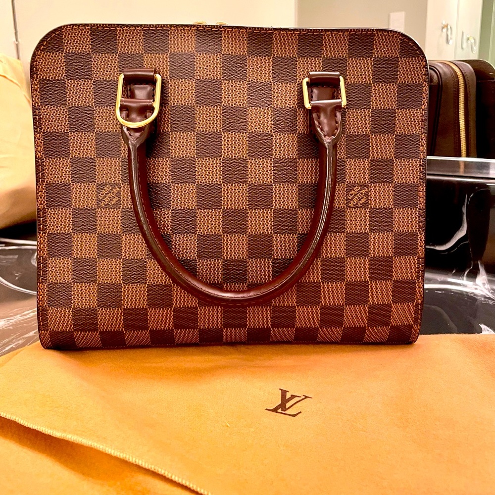 Authentic Vintage Louis Vuitton Damier Ebene Triana Bag